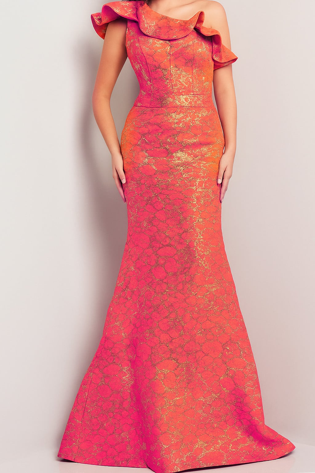 Jovani 25676 Gunmetal Black Prom Dress
