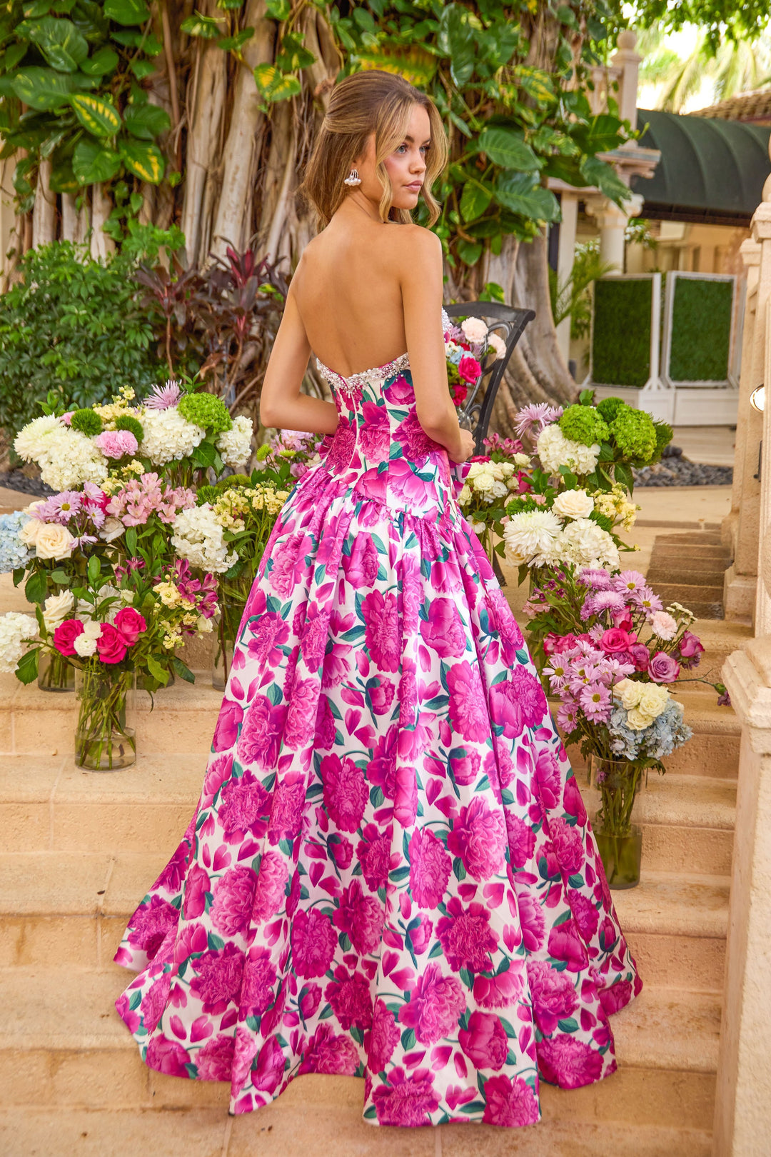 Ava Presley 42459 White/Hot Pink