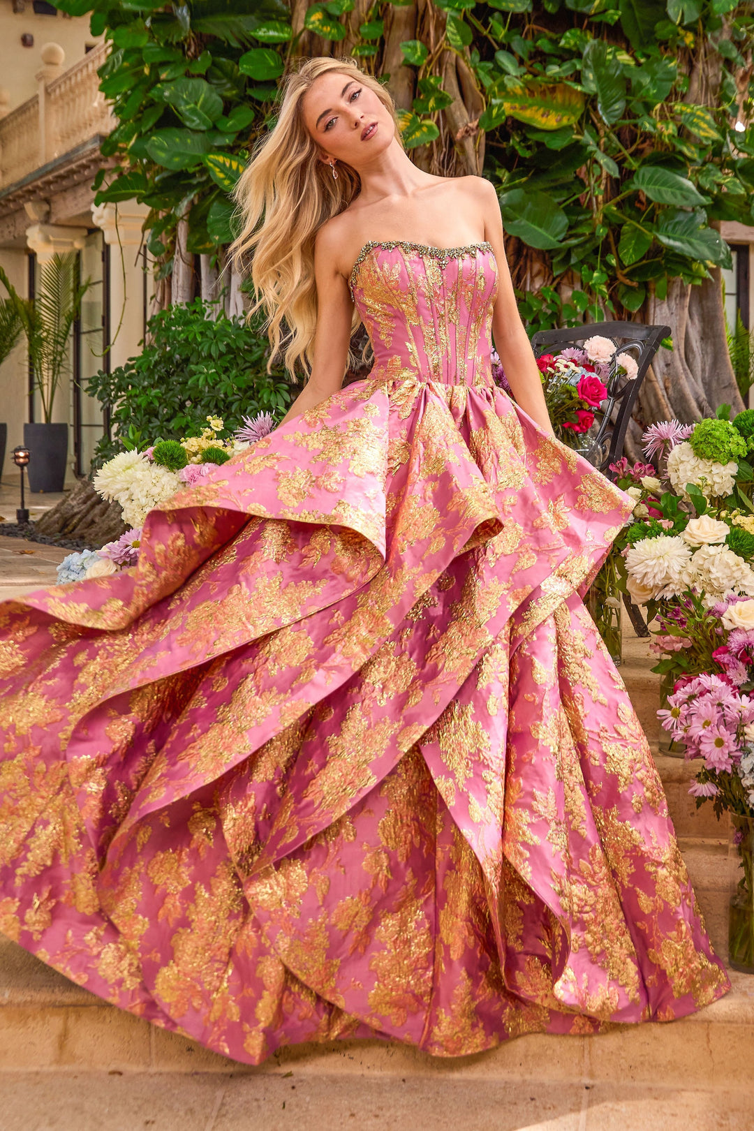 Ava Presley 42541 Hot Pink/Gold