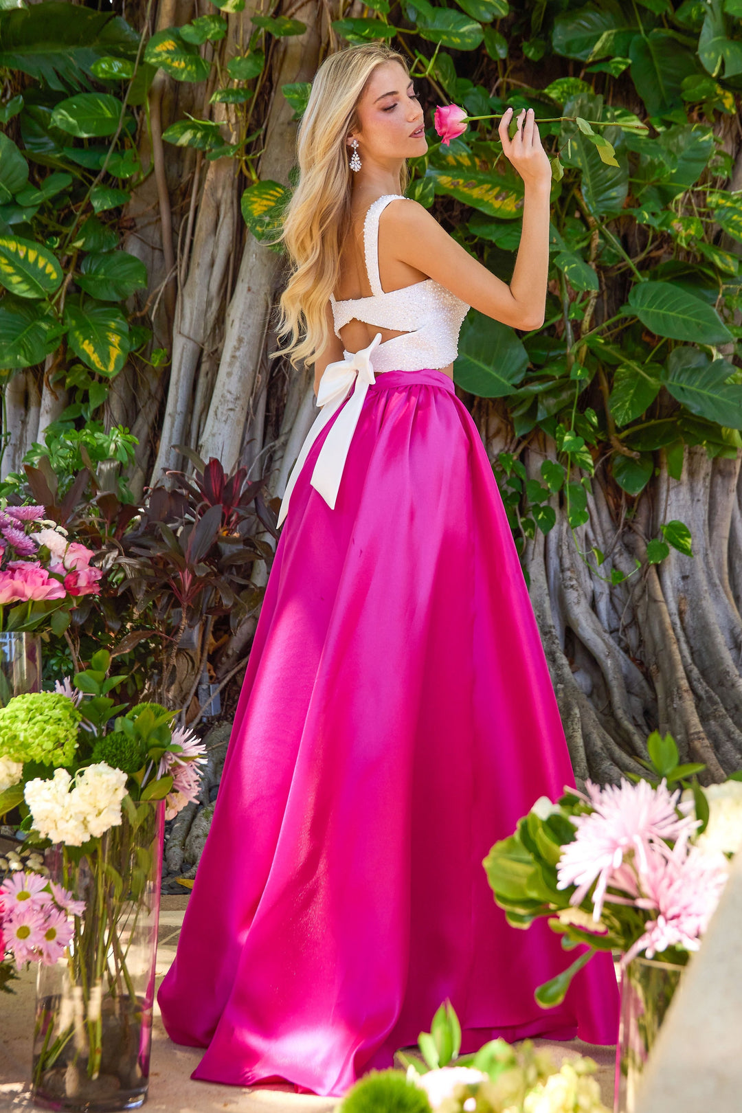 Ava Presley 47465 Fuchsia/White