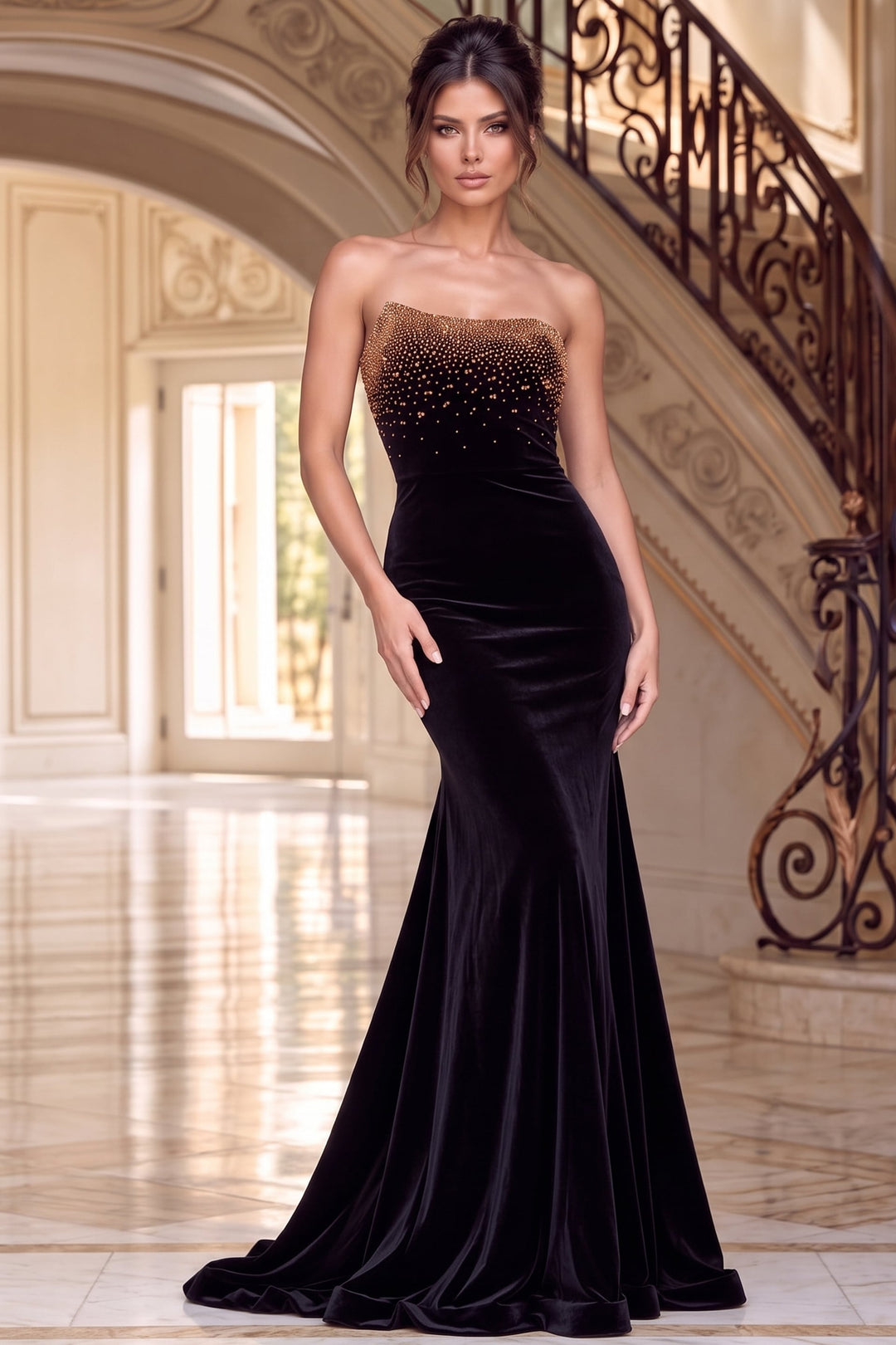 Jovani 48954 Brown