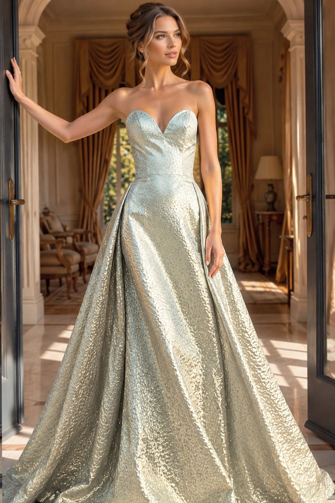 Jovani 49903 Gold