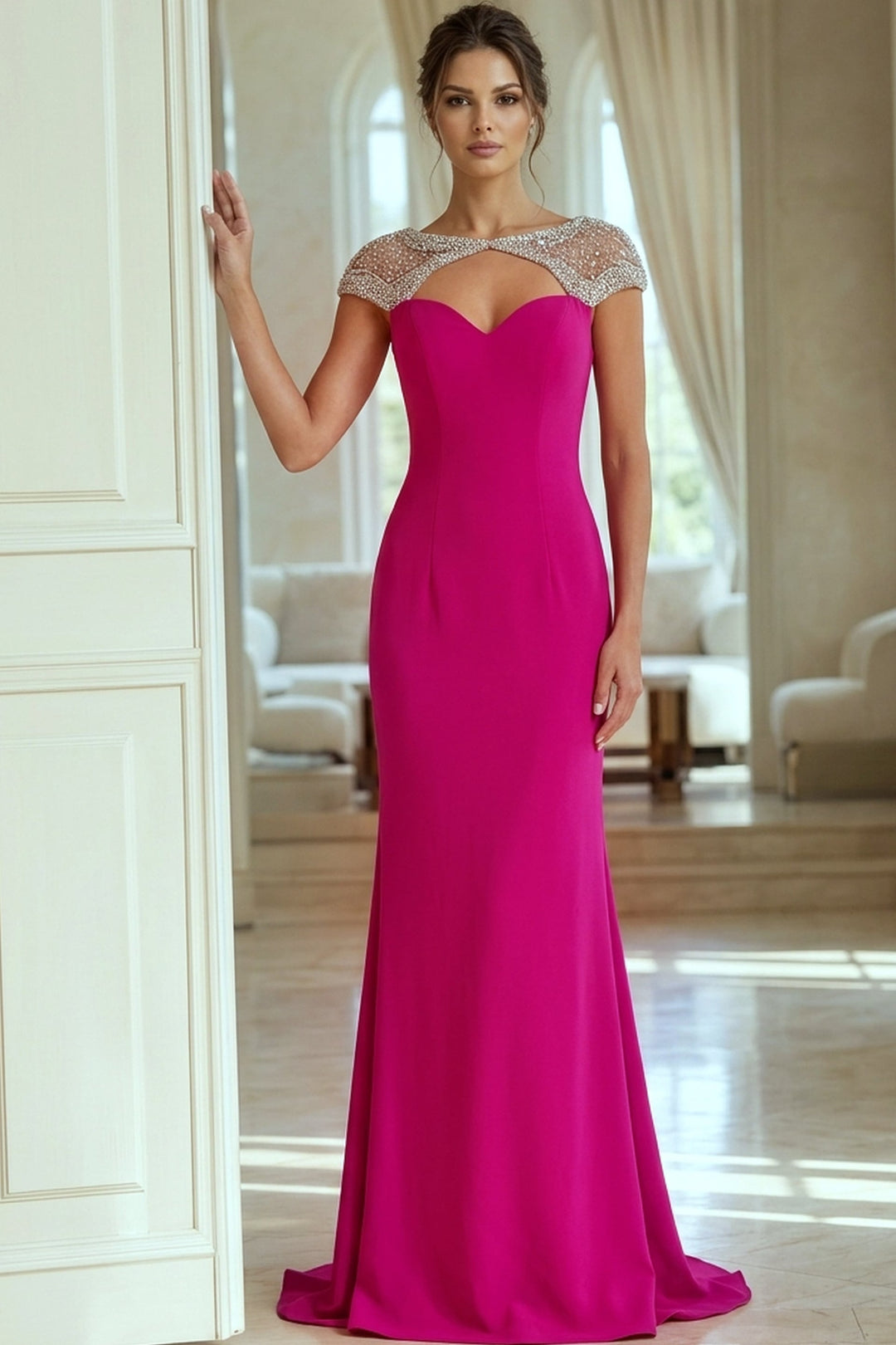 Jovani 50549 Fuchsia