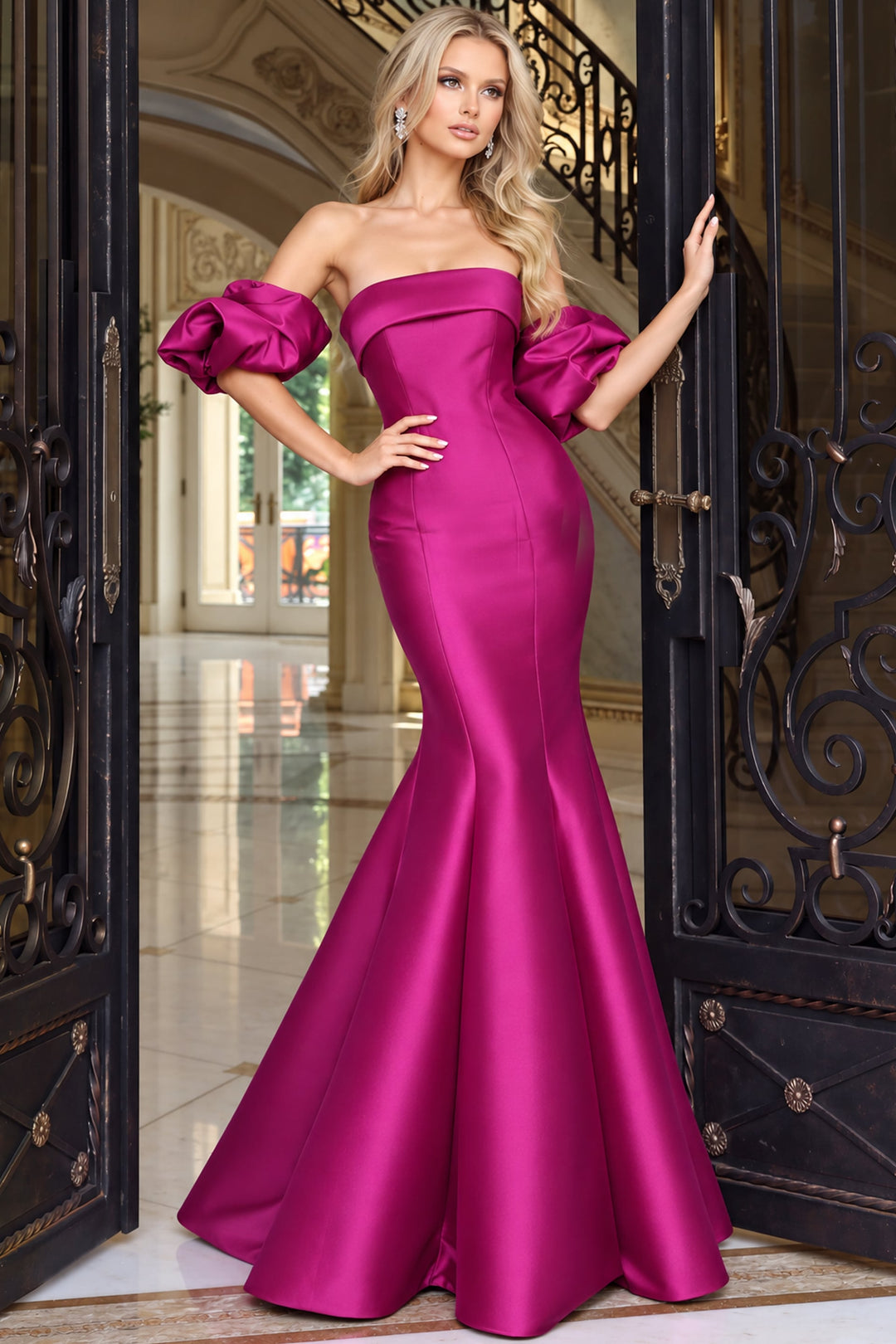 Jovani 51577 Fuchsia