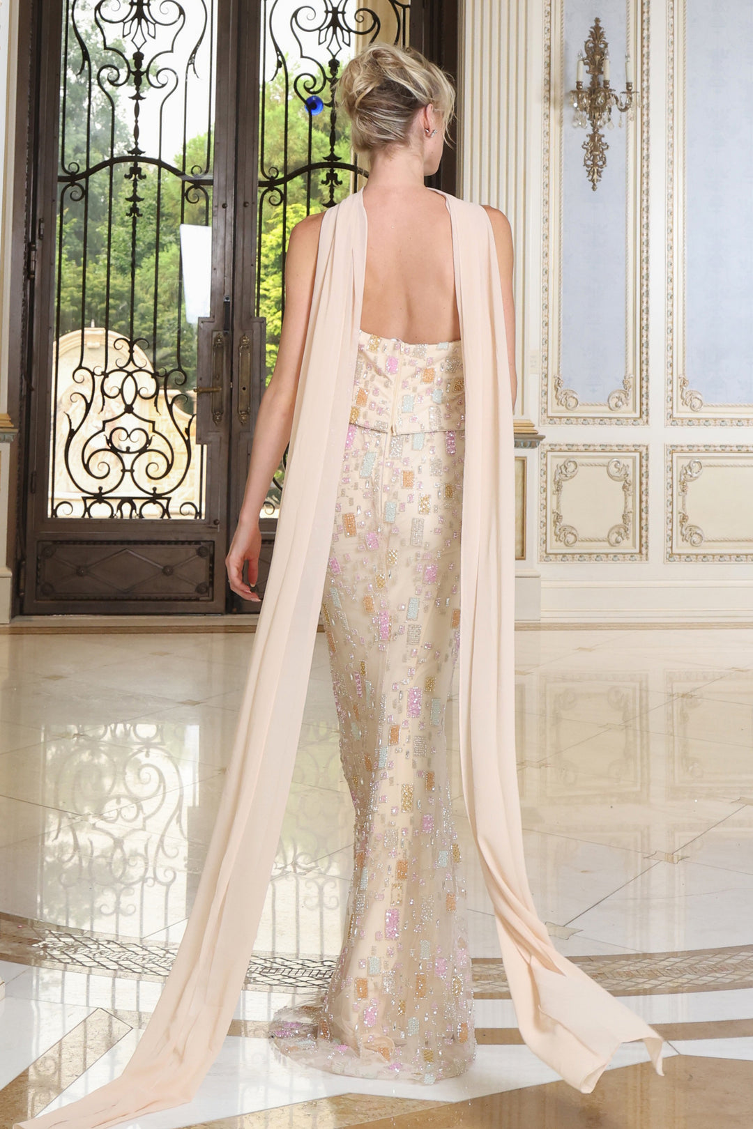 Jovani 54177 Beige