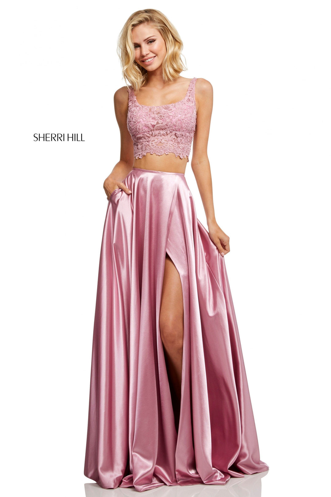 Sherri Hill 52600 Red Prom Dress