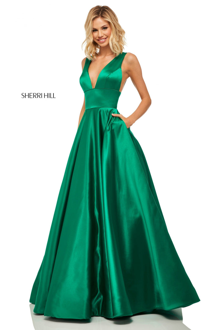 Sherri Hill 52911 Red Prom Dress