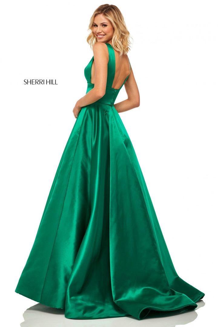 Sherri Hill 52911 Red Prom Dress