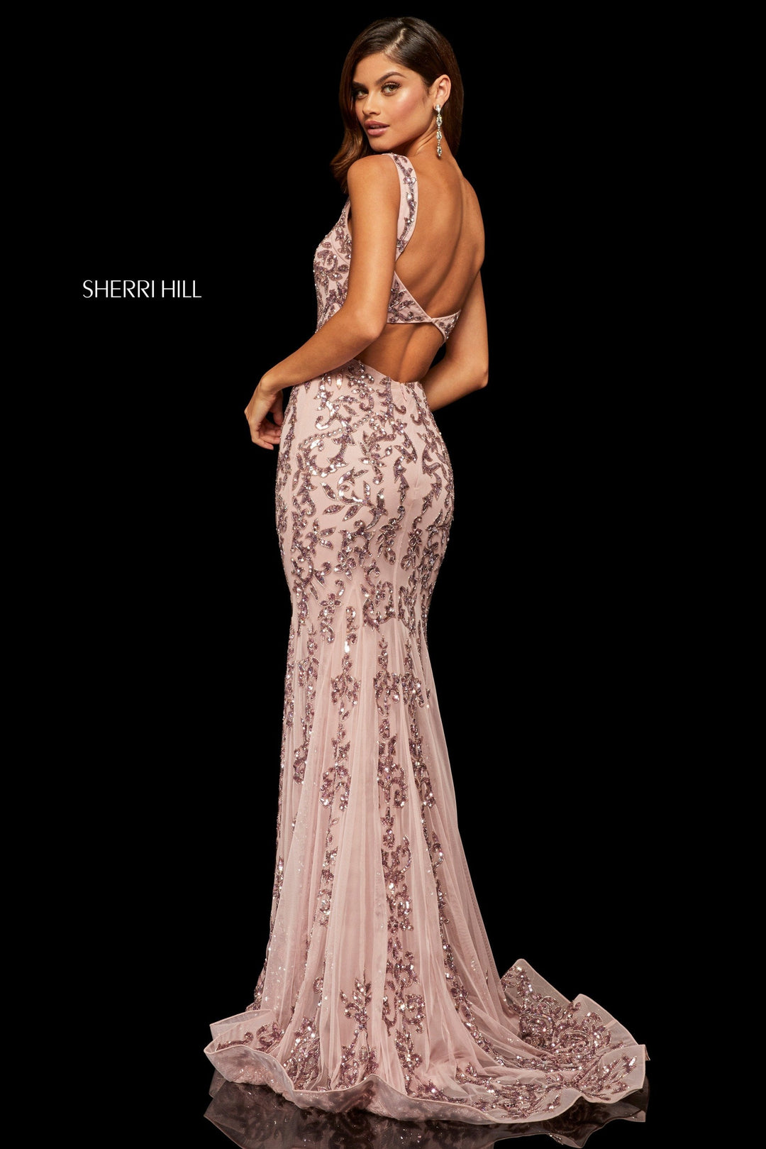 Sherri Hill 52925 rose