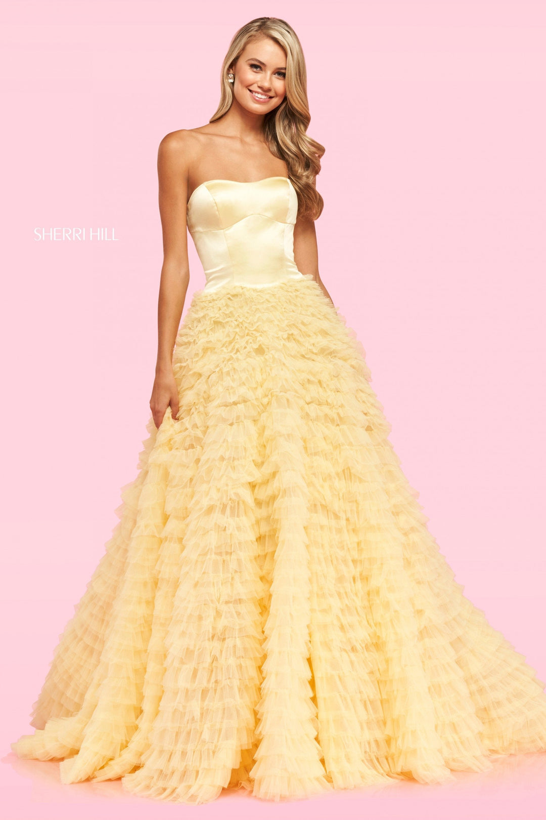 Sherri Hill 54147 Red Prom Dress