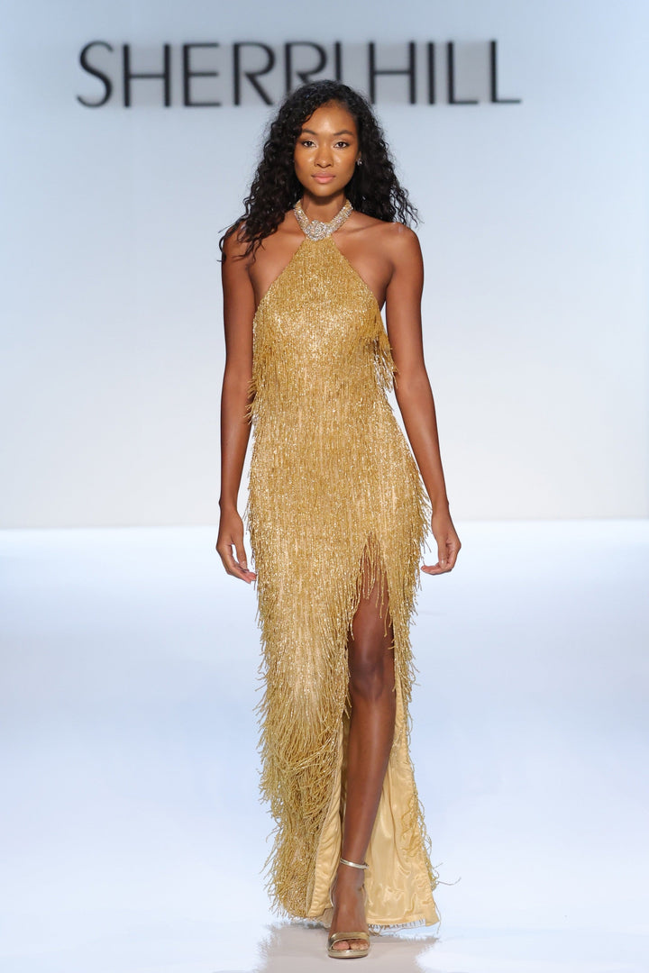 Sherri Hill 67331 nude/gold/ab/silver