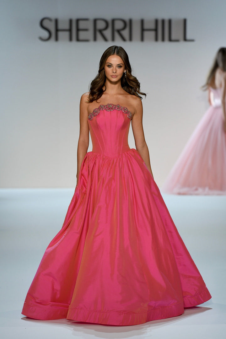 Sherri Hill 67229 Bright Fuchsia Prom Dress