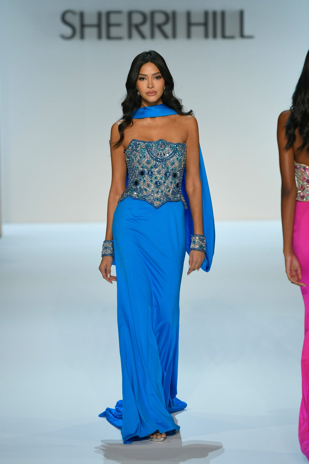 Sherri Hill 67347 peacock/multi