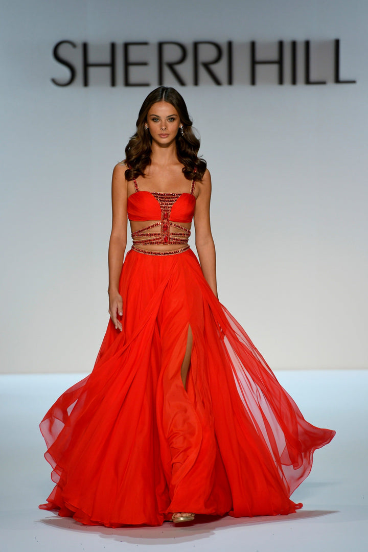 Sherri Hill 58552 red