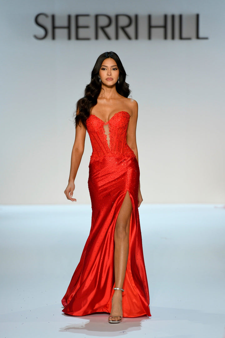 Sherri Hill 58469 red