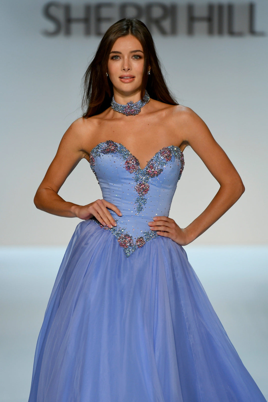 Sherri Hill 46406 periwinkle