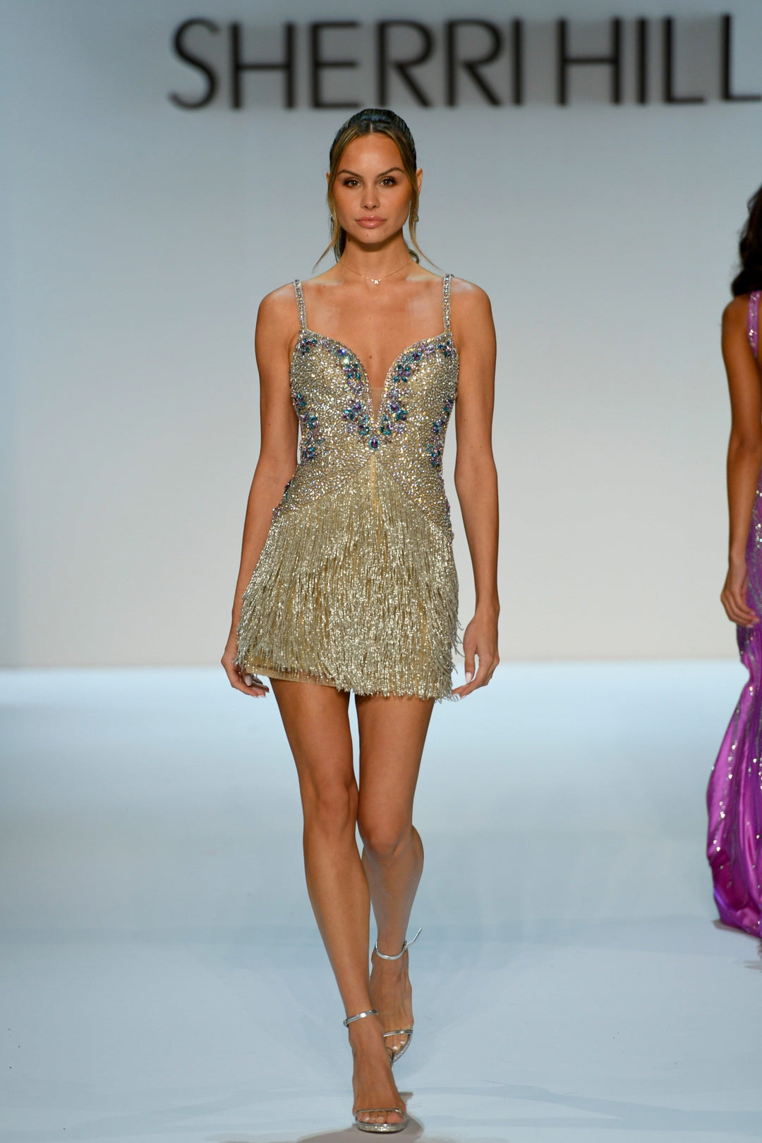 Sherri Hill 67343 nude/silver/multi