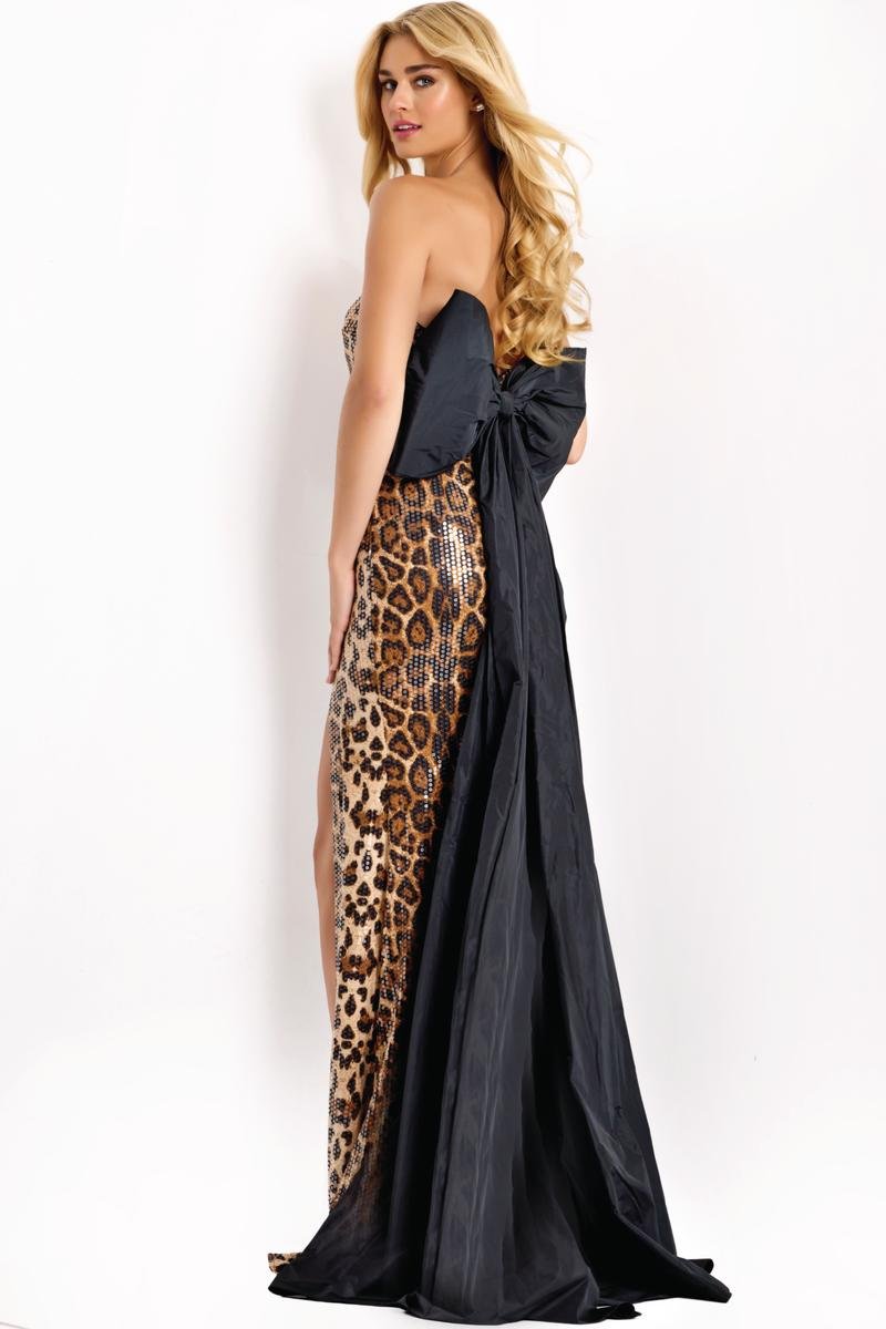 Jovani 48651 Animal Print Prom Dress