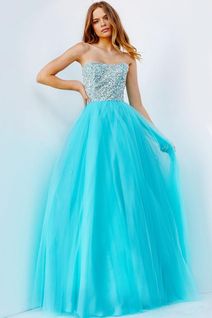 Jovani 52131 — Aqua