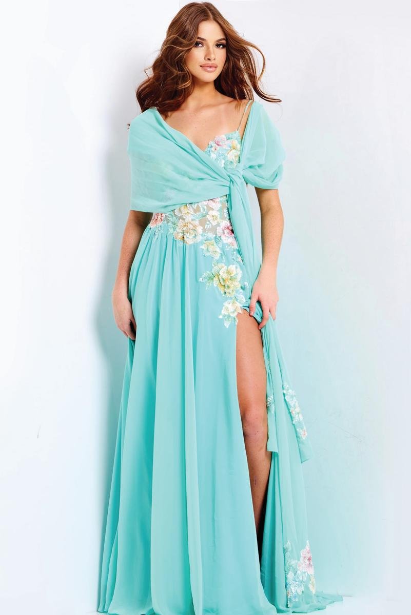 Jovani 49633 — Aqua