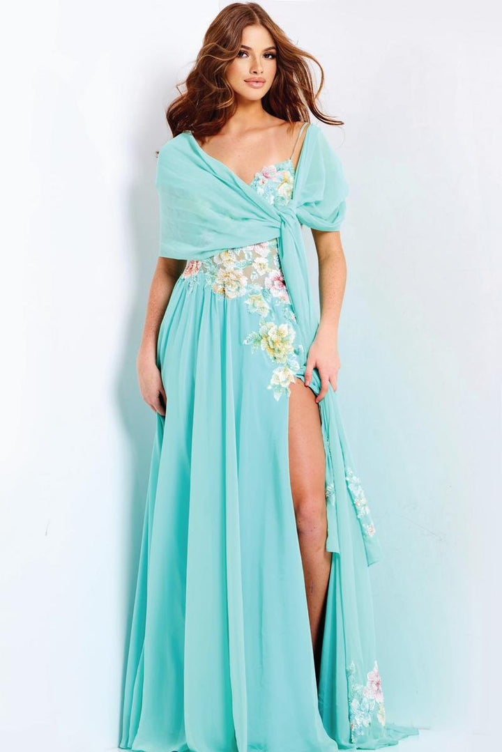 Jovani 49633 — Aqua