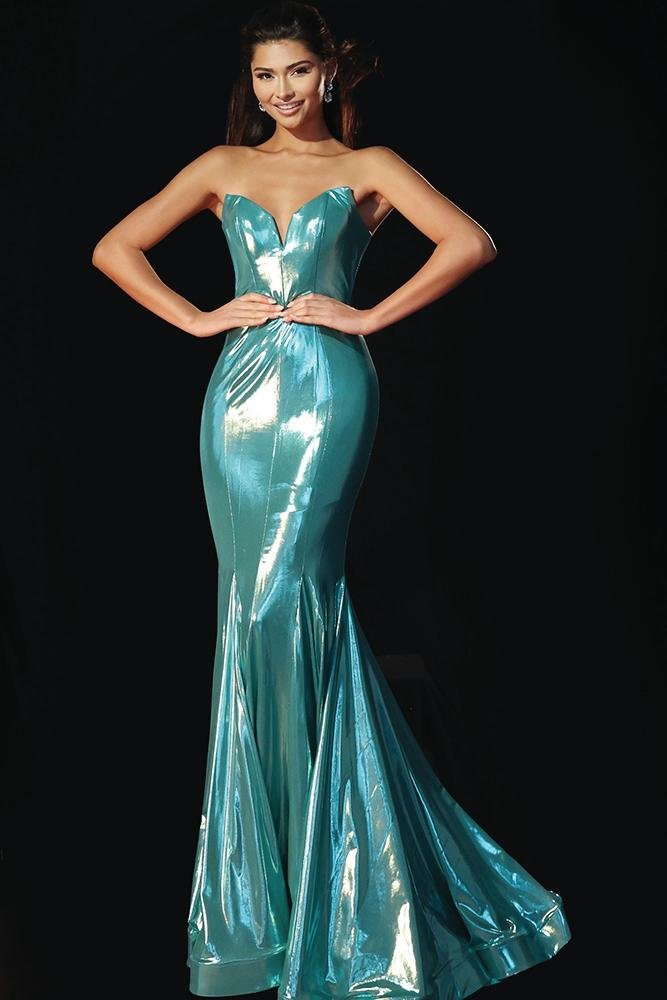 Jovani 44342 — Aqua