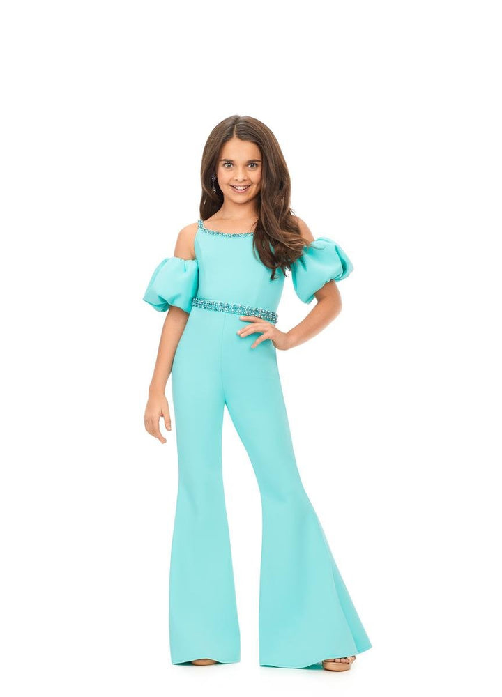 Ashley Lauren 8164 Aqua Prom Dress