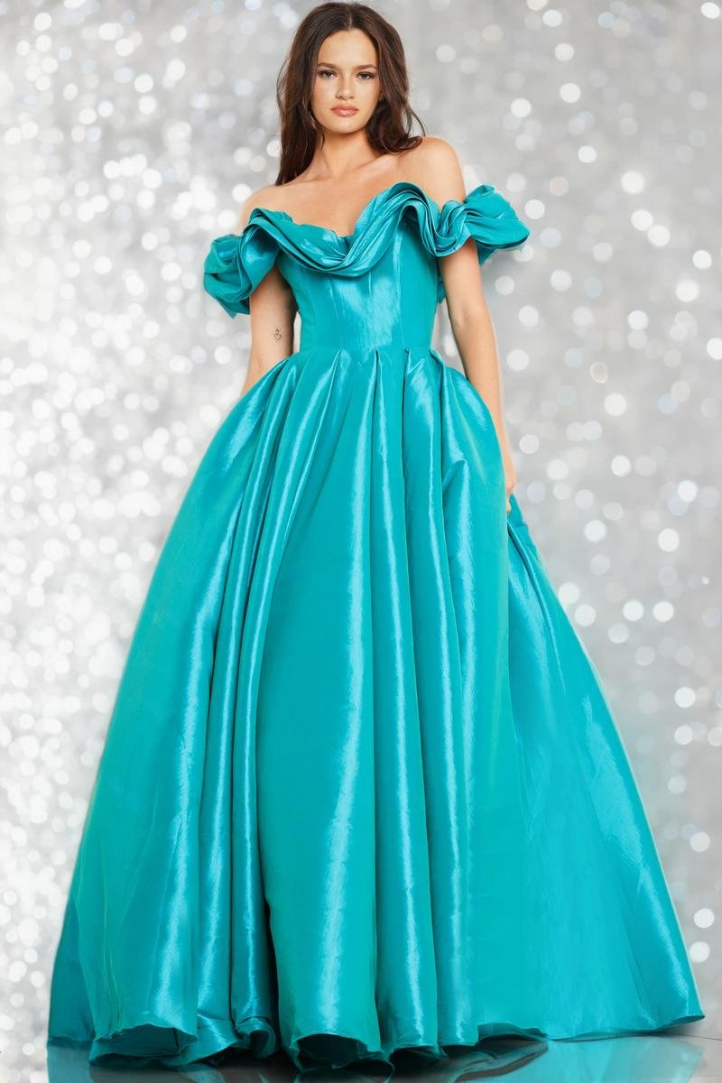 Jovani 37476 — Aqua