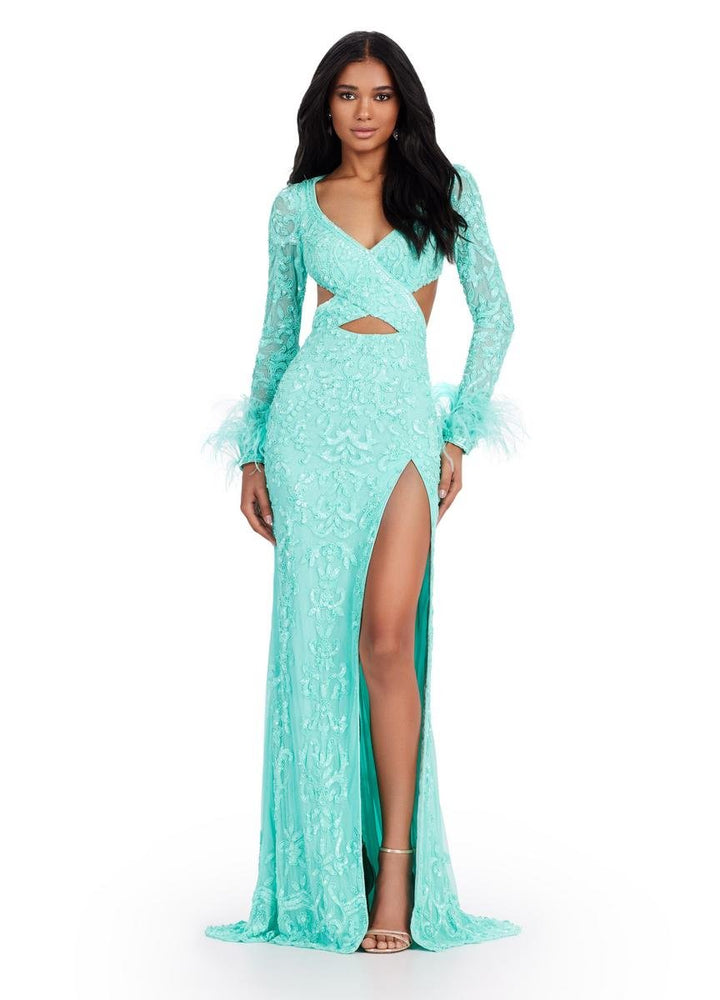 Ashley Lauren 11364 — Aqua