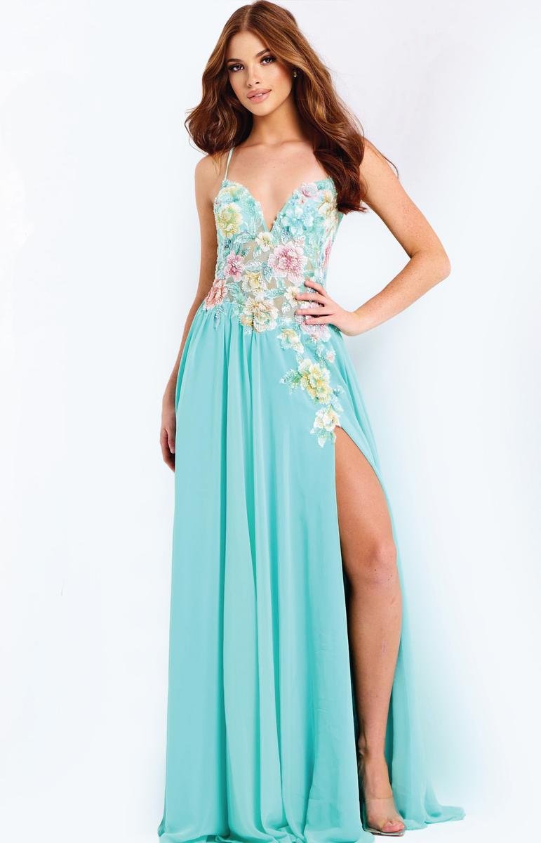 Jovani 49633 — Aqua
