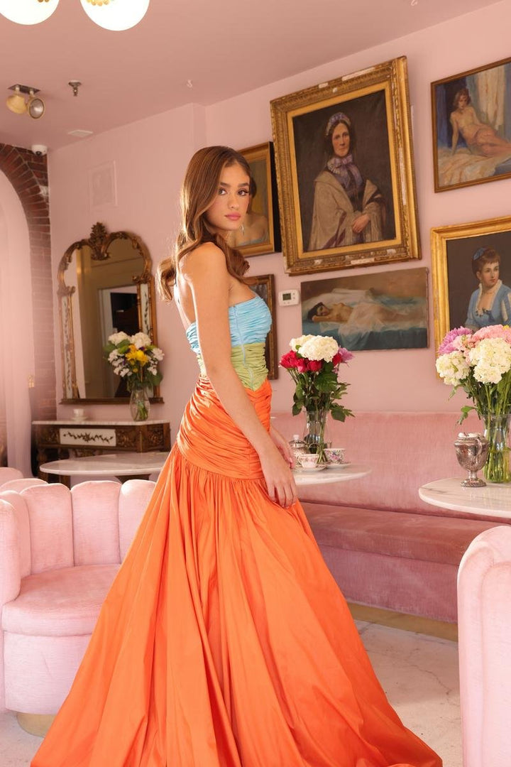 Ava Presley 40148 — Aqua/Green/Orange