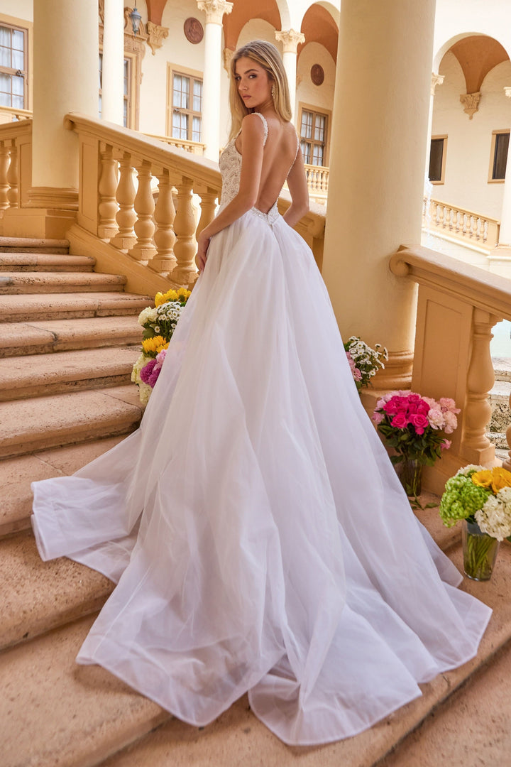 Ava Presley 47224 - Beaded Bridal Gown with Overskirt