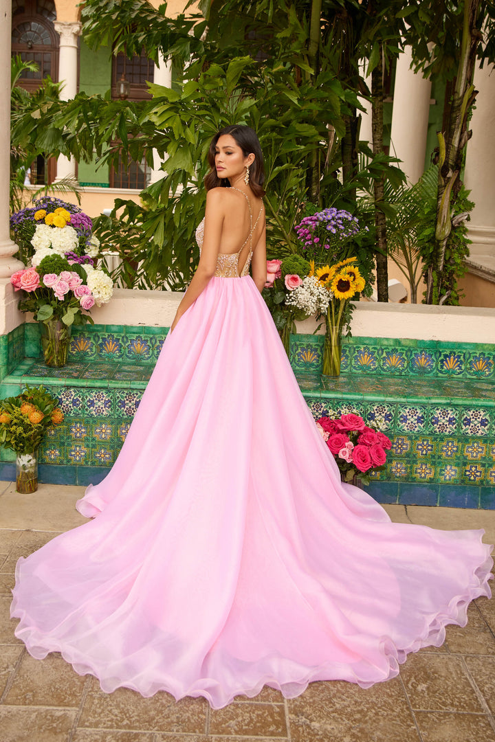 Ava Presley 47243 - Teen Pageant  Couture Ballgown Beaded Bodice