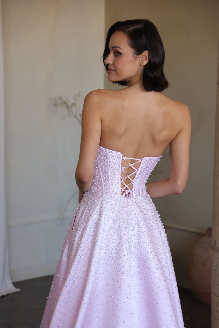 Ava Presley 47283 - New Corset Mikado and Pearl Ballgown