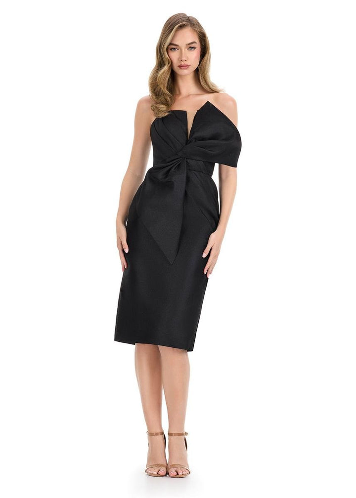 Ashley Lauren 4820 Black Prom Dress
