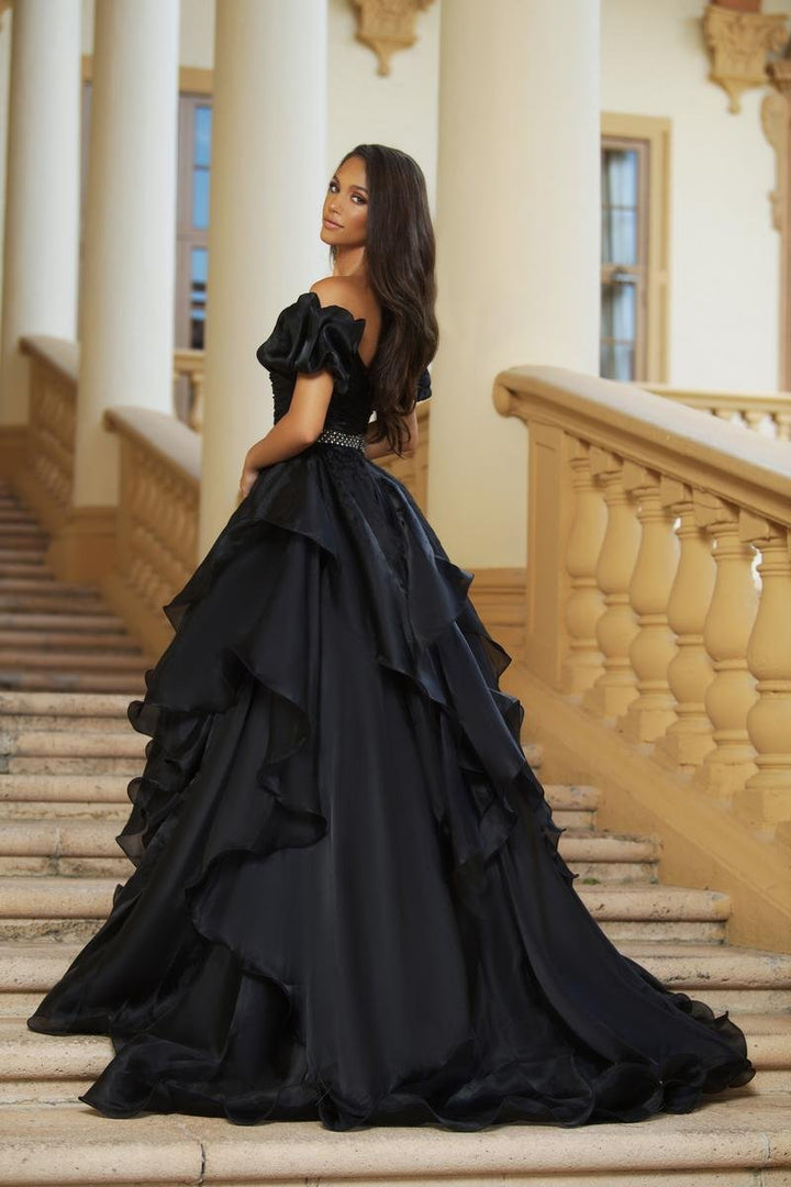 Ava Presley 28571 Black Prom Dress