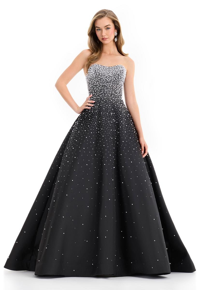Ashley Lauren 12192 Black Prom Dress