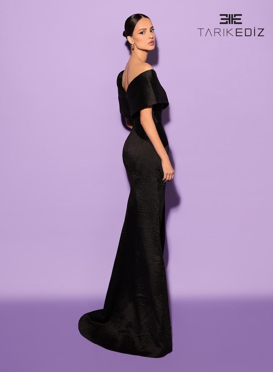 Tarik Ediz 98507 Black Prom Dress