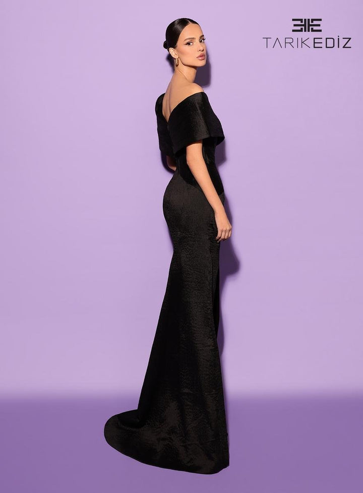Tarik Ediz 98507 Black Prom Dress