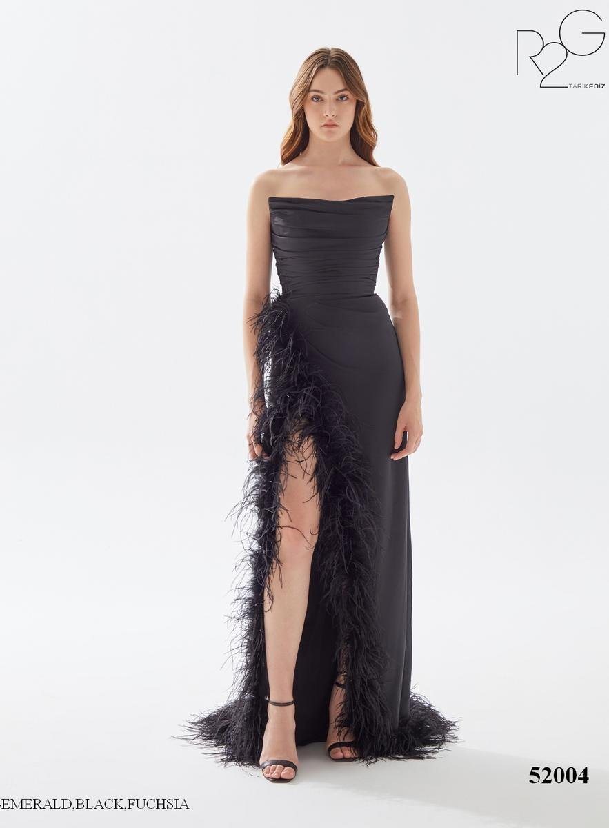 Tarik Ediz 52004 Black Prom Dress