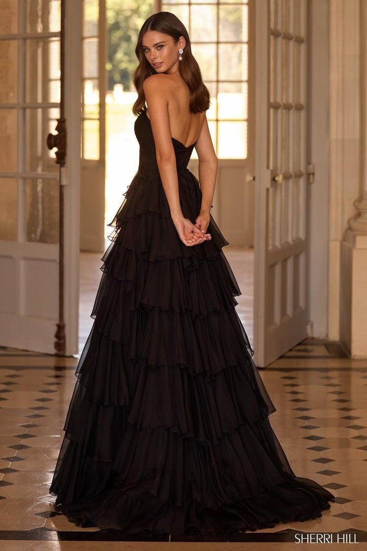 Sherri Hill 57673 Black Prom Dress
