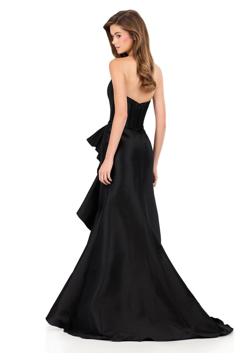 Ashley Lauren 12287 Black Prom Dress