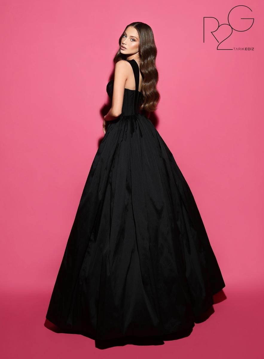 Tarik Ediz 53043 Black Prom Dress
