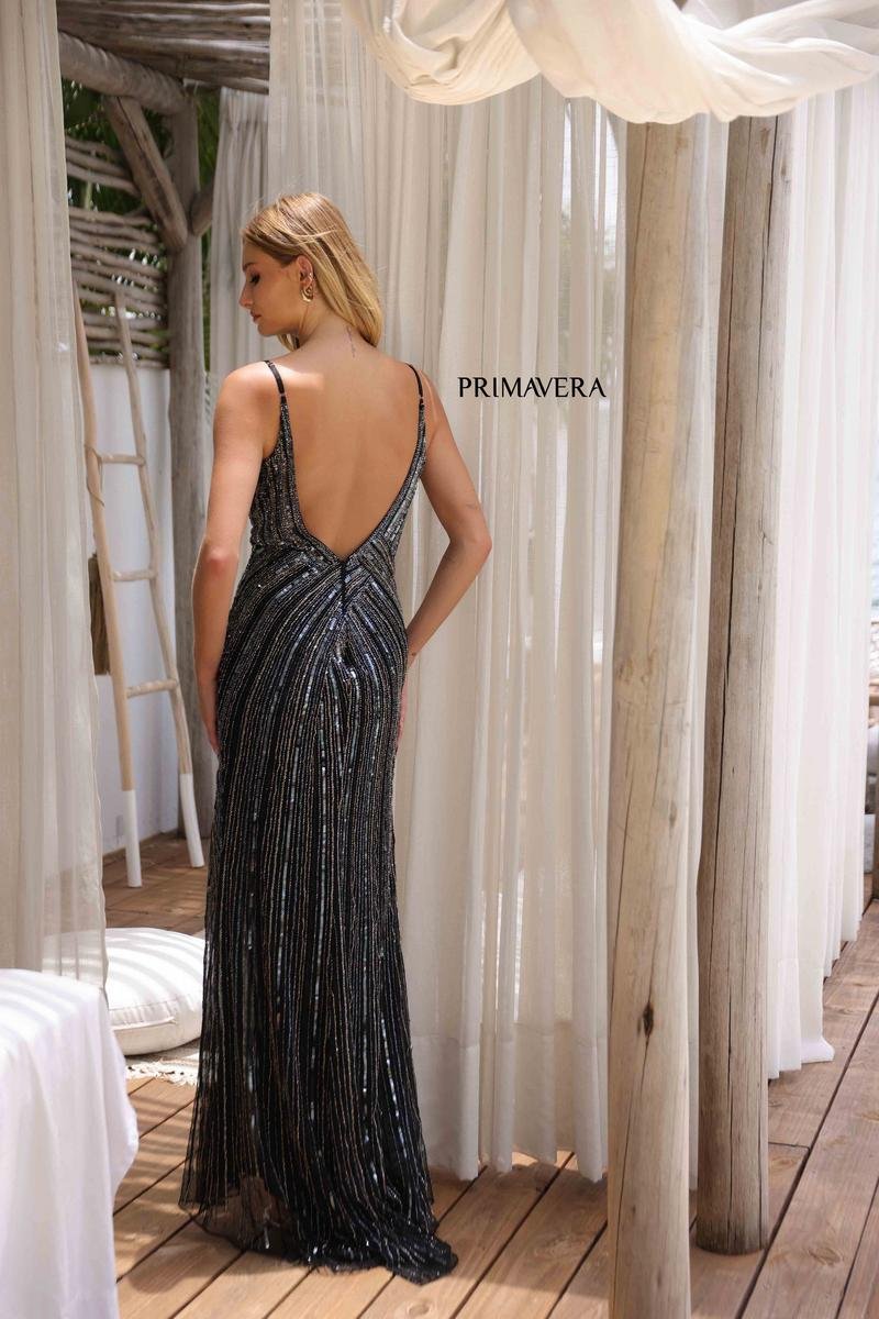 Primavera Couture 4322 Black Prom Dress