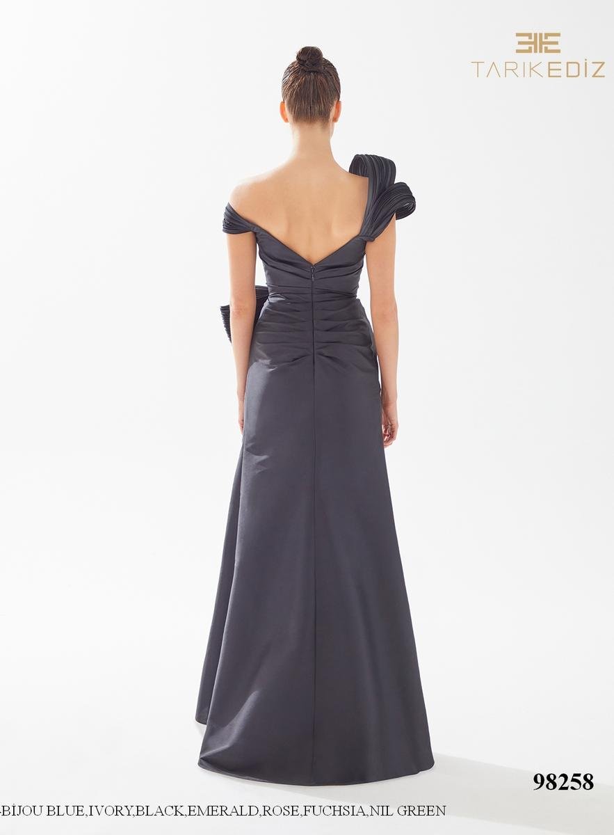 Tarik Ediz 98258 Black Prom Dress