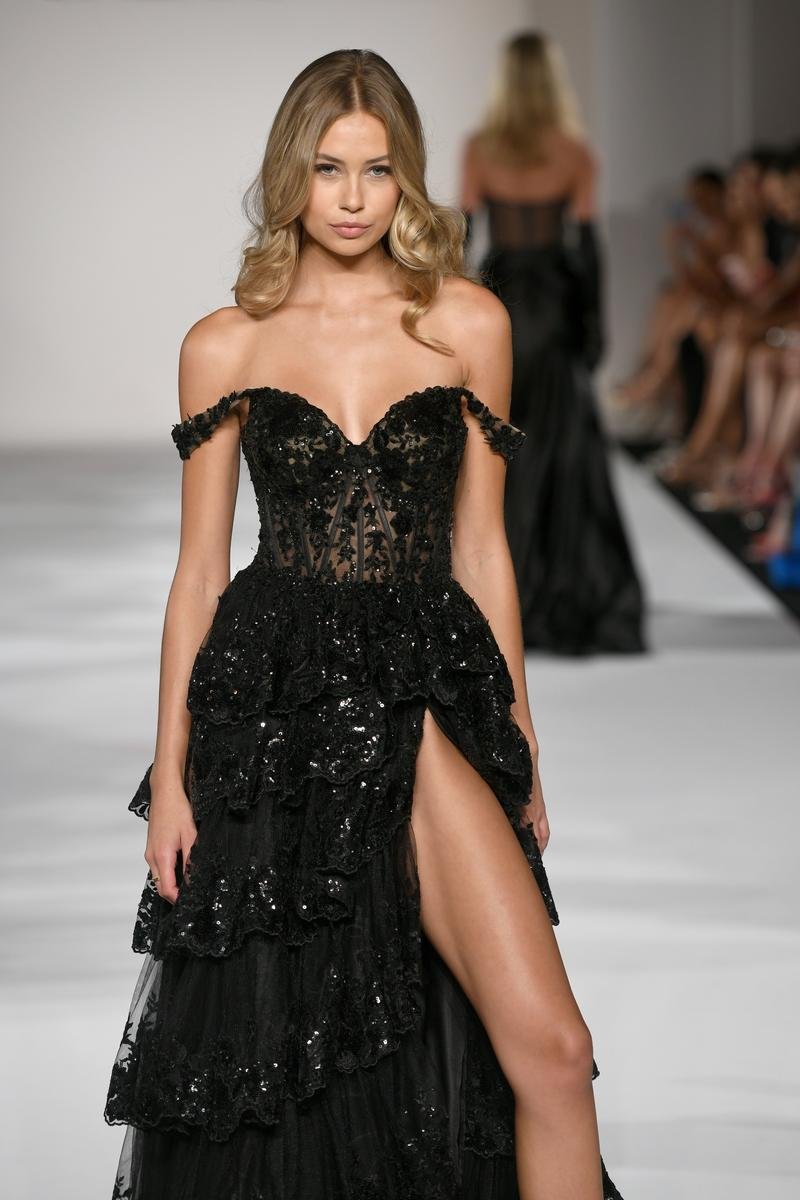 Sherri Hill 55500 Black Prom Dress