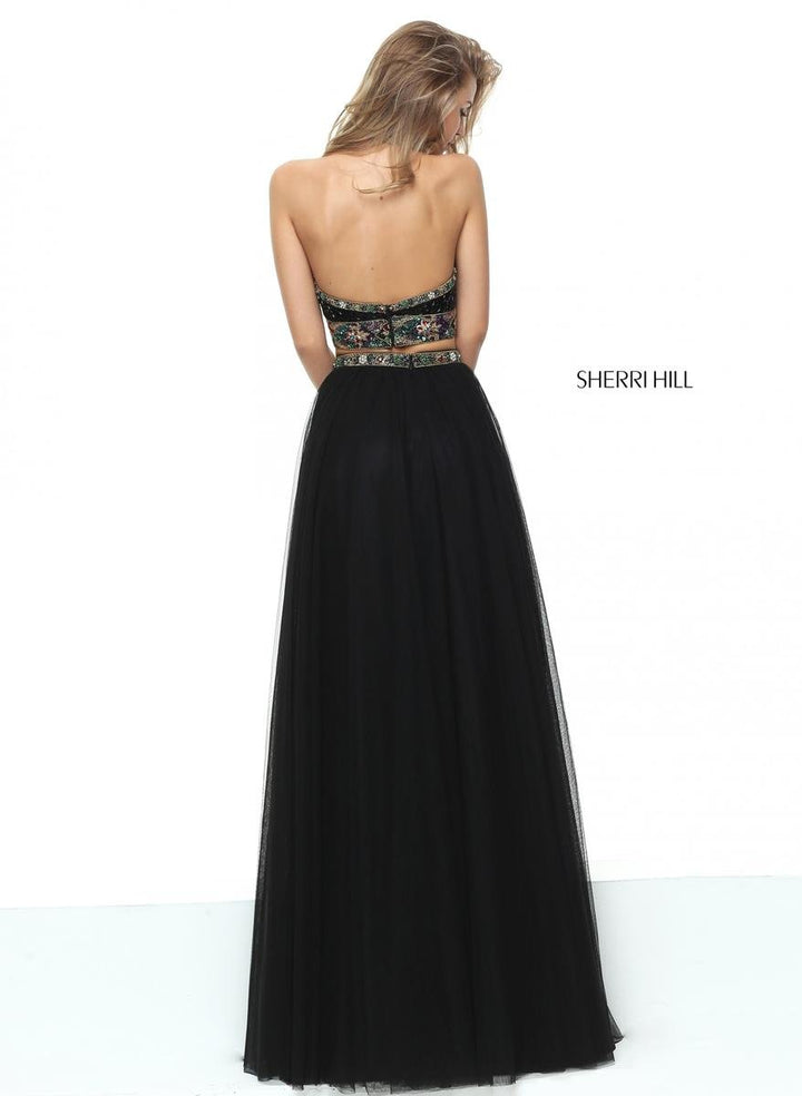 Sherri Hill 50820 Black Prom Dress