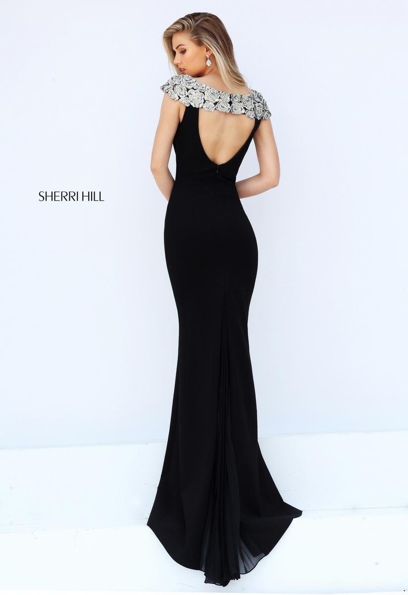 Sherri Hill 50593 Black Prom Dress