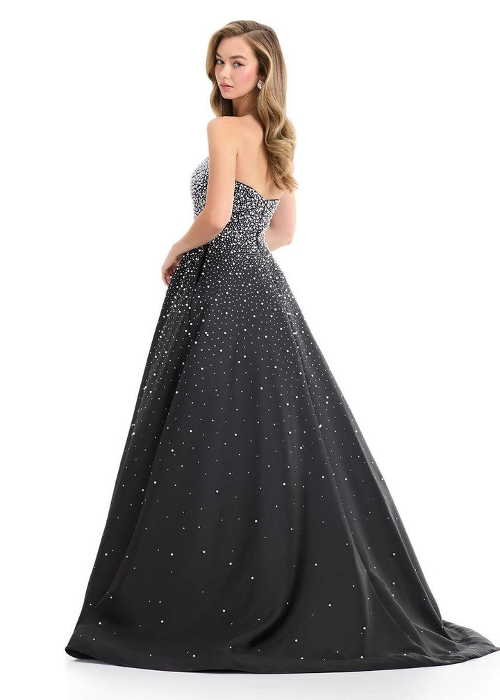 Ashley Lauren 12192 Black Prom Dress