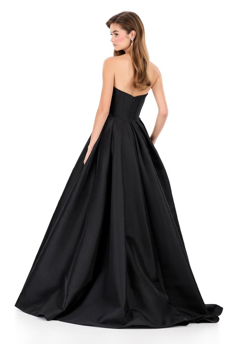 Ashley Lauren 12264 Black Prom Dress